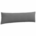 vidaXL Coussins de canapé 2 Pièces Gris foncé 145 x 40 cm tissu