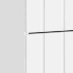 vidaXL Cabinet de chevet Blanc brillant 43 x 34 5 x 49 5 cm