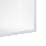 vidaXL Armoires murales 2 Pièces blanc 75x18x16 5 cm bois d'ingénierie
