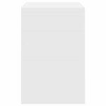 vidaXL Bureau Blanc 100 x 50 x 76 cm Bois d'ingénierie