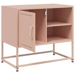 vidaXL Buffet haut blanc 100 5x39x107 cm acier