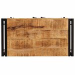 vidaXL Cabinet de chevet Marron Bois de mangue brut massif