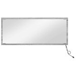 vidaXL Miroir Sonoma gris 90 x 8.5 x 37 cm Bois d'ingénierie