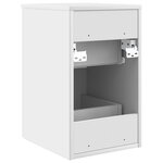vidaXL Meuble de Salle de Bain In-between Blanc 30 x 35 x 50 cm