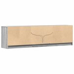 vidaXL Meuble TV avec LED sonoma gris 180x34x50 cm bois d'ingénierie