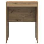 vidaXL Bureau d'écriture Chêne artisanal Bois d'ingénierie 60 x 50 x 76 cm