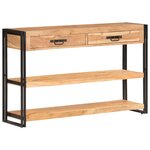 vidaXL Buffet 120x30x75 cm Bois d'acacia solide
