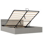 vidaXL Cadre de lit à rangement hydraulique sans matelas 160x200 cm