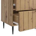 vidaXL Cabinet de chevet Chêne artisanal 43 x 34 5 x 49 5 cm