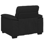 vidaXL Fauteuil noir 100x81x84 cm tissu