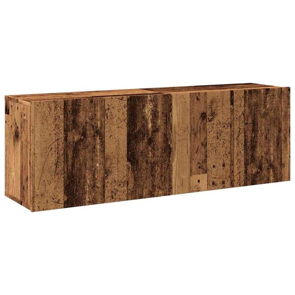 vidaXL Meubles TV muraux 2 Pièces vieux bois 60x30x41 cm