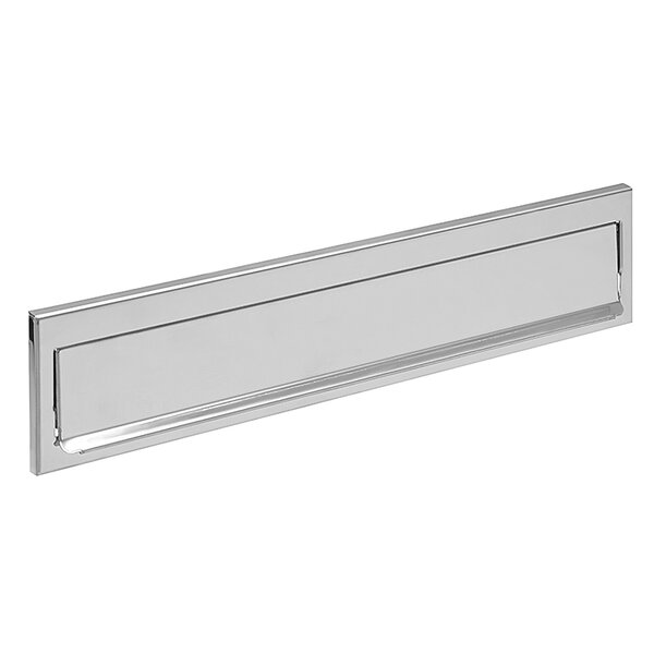 Entrée de boîte aux lettres en acier inoxydable pour porte  mur  C-611  32 5 x 3 cm