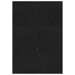 vidaXL Canapé-lit pliable 140 x 67 x 45 cm Noir