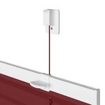vidaXL Store plissé rouge bordeaux 55x200 cm largeur du tissu 54 4 cm