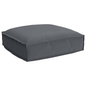 vidaXL Coussin pour assise de palette Anthracite 50 x 50 x 12 cm