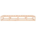 vidaXL Cadre de lit sans matelas 90x200 cm bois massif