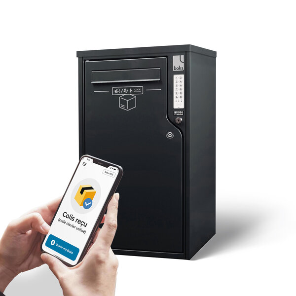 Boîte aux lettres et colis 2-en-1 connectée Boks One (RAL 7016)