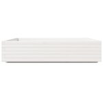 vidaXL Jardinière blanc 110x110x26 5 cm bois de pin massif