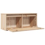 vidaXL Armoire murale 80x30x35 cm Bois de pin massif