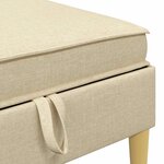 vidaXL Sofa avec rangement Tissu