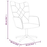 vidaXL Chaise de relaxation avec repose-pied Patchwork Tissu