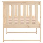 vidaXL Lit de jour sans matelas 75x190 cm bois de pin massif