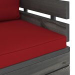Vidaxl salon de jardin palette 12 pièces avec coussins bois de pin massif