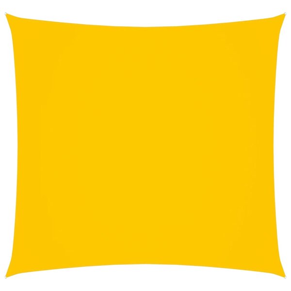 vidaXL Voile de parasol Tissu Oxford carré 4 5x4 5 m Jaune