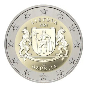 2 euros commémorative Lituanie 2021 - La région ethnographique Dzukija.