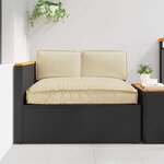 vidaXL Set de coussins de palette 3 Pièces Beige 120 x 80 x 12 cm