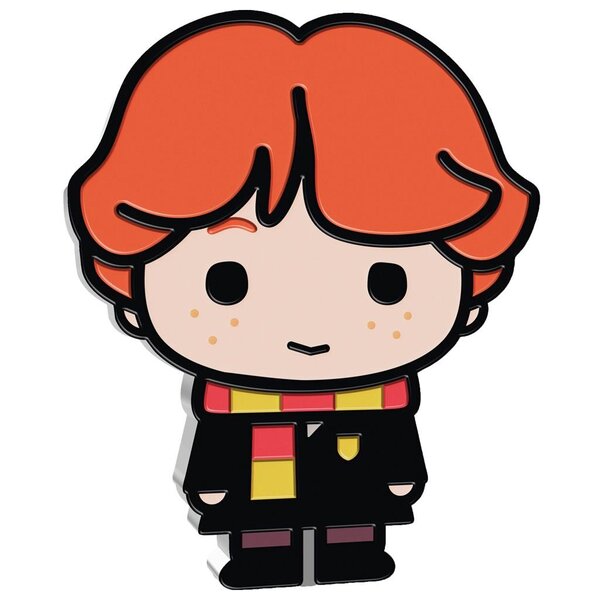 RON WEASLEY Chibi 1 Once Argent Coin 2 Dollars Niue 2020