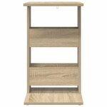 vidaXL Table d'appoint Chêne Sonoma 40 x 35 x 60 5 cm