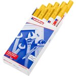 Marqueur Peinture 750 Jaune Pointe Ronde 2-4 mm x 10 EDDING