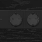 vidaXL Cabinet de chevet avec tiroir Chêne noir 41.5 x 26 x 60.5 cm