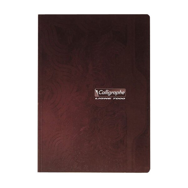 Calligraphe Cahier broché A4 21 x 29,7 cm - petits carreaux 5x5 - 192 pages (bloc 192 feuilles)