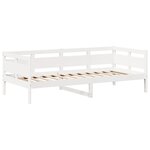 vidaXL Ensemble de lit de jour et de banc et toit 90x190 cm pin massif