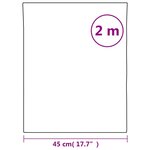 vidaXL Films de miroir 2 Pièces auto-adhésive 45x200 cm PET