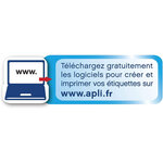 2400 Étiquettes Multi-Usage Mtel 70X37