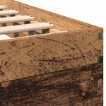 vidaXL Cadre de lit Bois Ancien 203 x 185 x 70 cm Bois d'ingénierie