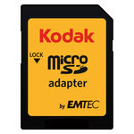 KODAK Class10 U1 Carte mémoire microSDHC - 64 GB - Avec adaptateur