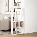 vidaXL Bibliothèque blanc 60x20x120 cm bois d'ingénierie