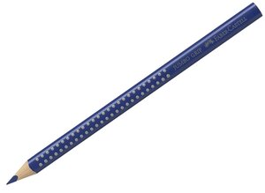 Crayons de couleur JUMBO GRIP  bleu helio FABER-CASTELL