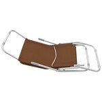 vidaXL Chaises longues pliables lot de 2 Textilène Taupe