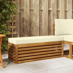 vidaXL Banc de Jardin Bois d'Acacia Massif Naturel