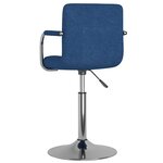 vidaXL Tabouret de bar Bleu Tissu