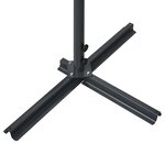 vidaXL Auvent sur pied 600 x 300 cm Anthracite