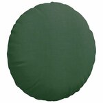 vidaXL Coussins de siège 2 Pièces Vert foncé Ø 60 cm