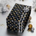 Papier cadeau de noel stardust 70cm x 5m sigel