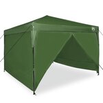 vidaXL Tente à auvent pop-up Vert 300 x 300 cm tissu