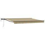 vidaXL Cadre de store manuel avec LEDs 5 × 3 5 m
